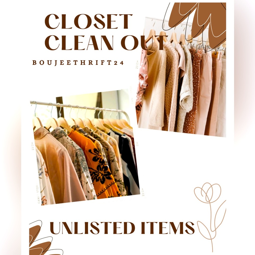 BoujeeThrift24 Closet clean out LIVE SHOW Unlisted items